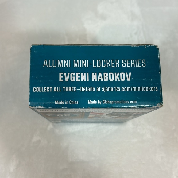 San Jose Sharks 25th Anniversary Alumni Mini- Locker Series EVGENI NABOK… - Picture 6 of 12